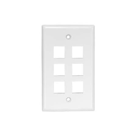 Bestlink Netware Keystone Wallplates - Smooth Face 101835WT